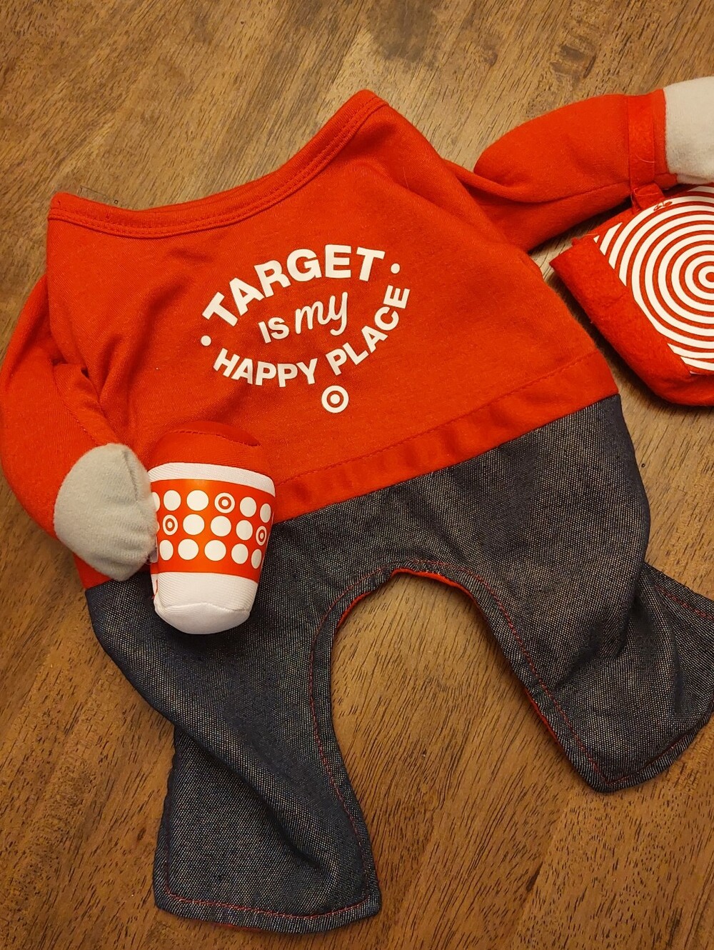 Pet Costume 'Target Is My Happy Place' Pet Costume with Squeaky Toy Cup